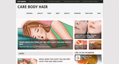Desktop Screenshot of carebodyhair.com